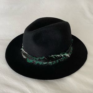 Zadig & Voltaire Black Alabama Foulard Hat